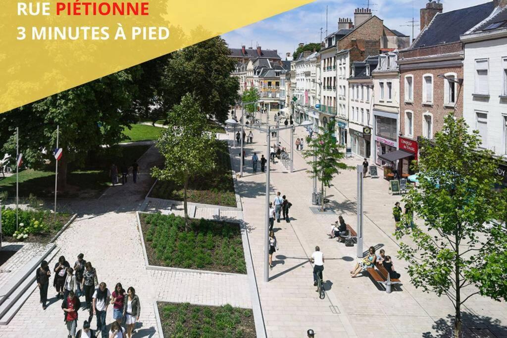 Charmant T2 Hyper-Centre, Netflix, Gare Amiens Exterior foto